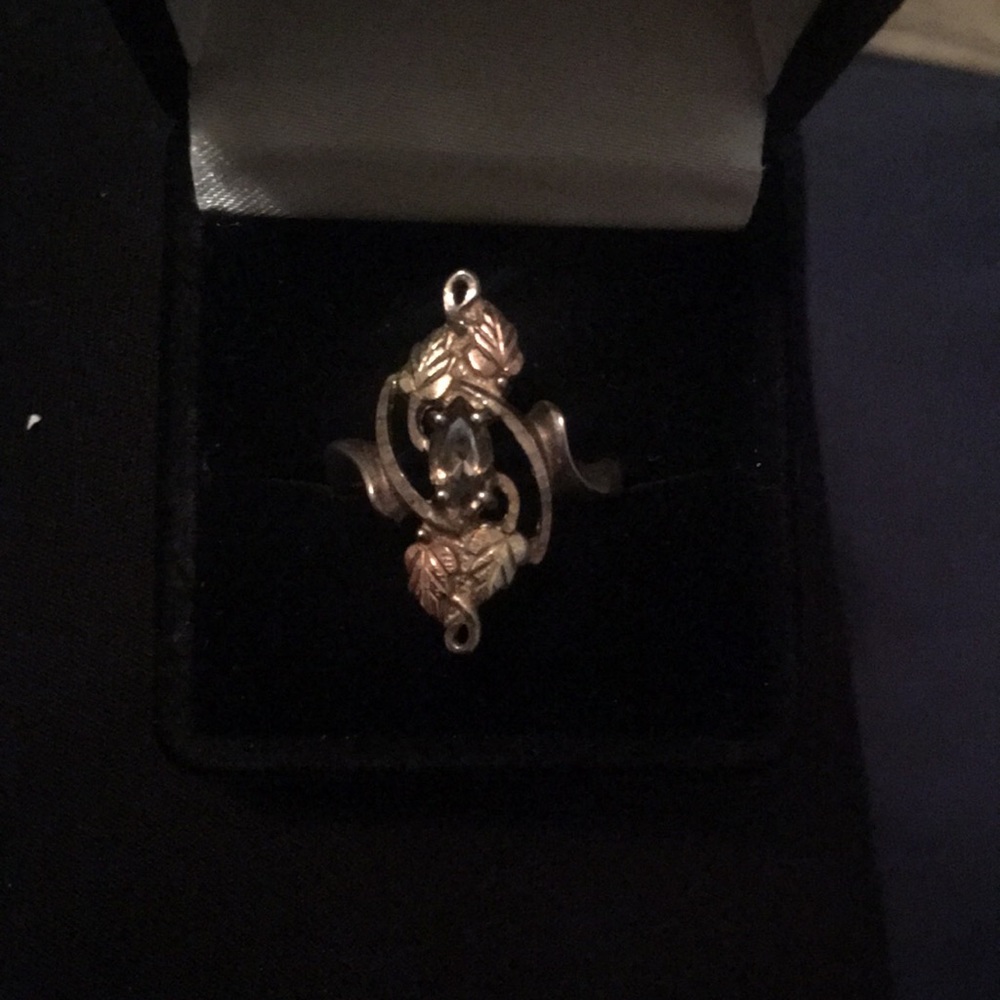 Gold and silver ring